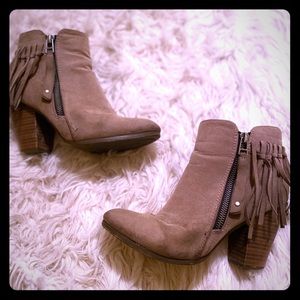 Brown booties
